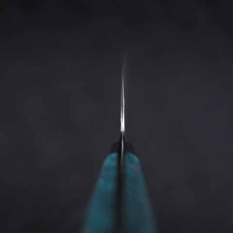 Bunka SG-2 Damascus Turquoise Green Handle 170mm (6.7”)-[Musashi]-[Japanese-Kitchen-Knives]
