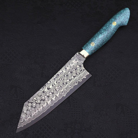 Bunka SG-2 Damasco Mango de Turquesa Verde 170mm