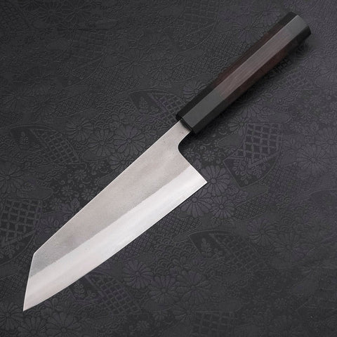 Bunka SKD11 Nashiji Buffalo Ebony Handle 165mm-[Musashi]-[Japanese-Kitchen-Knives]