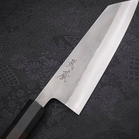 Bunka SKD11 Nashiji Buffalo Ebony Handle 165mm-[Musashi]-[Japanese-Kitchen-Knives]