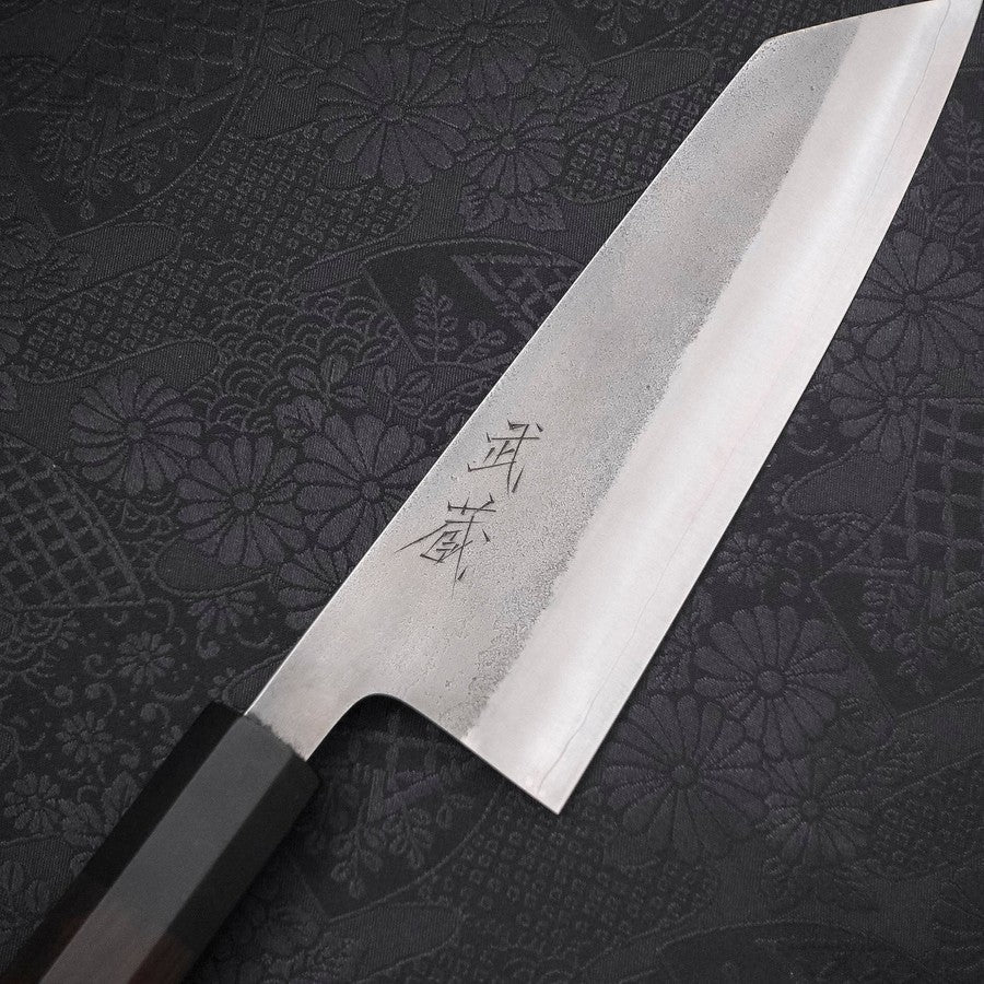 Bunka SKD11 Nashiji Buffalo Ebony Handle 165mm-[Musashi]-[Japanese-Kitchen-Knives]