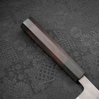 Bunka SKD11 Nashiji Buffalo Ebony Handle 165mm-[Musashi]-[Japanese-Kitchen-Knives]
