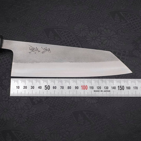 Bunka SKD11 Nashiji Buffalo Ebony Handle 165mm-[Musashi]-[Japanese-Kitchen-Knives]