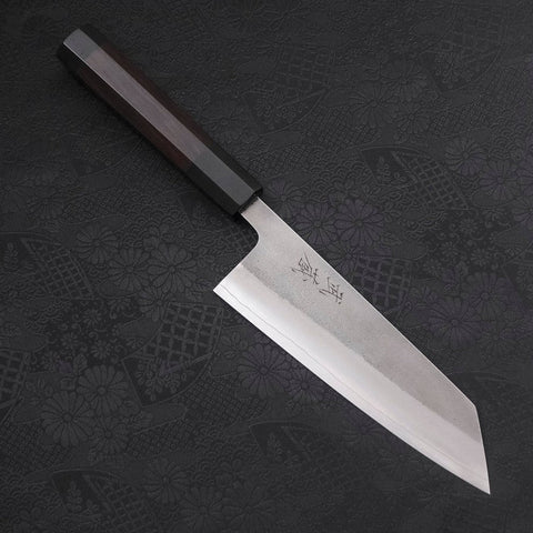 Bunka SKD11 Nashiji Buffalo Ebony Handle 165mm-[Musashi]-[Japanese-Kitchen-Knives]
