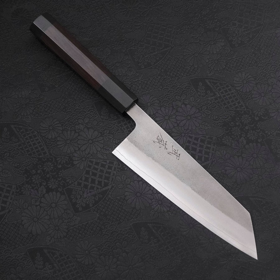 Bunka SKD11 Nashiji Buffalo Ebony Handle 165mm-[Musashi]-[Japanese-Kitchen-Knives]