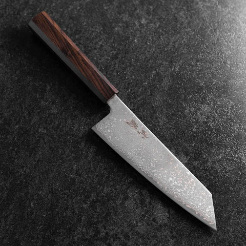 Bunka SLD Black Damascus Ebony Handle 175mm (6.8”)-[Musashi]-[Japanese-Kitchen-Knives]