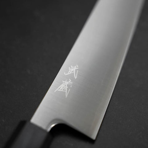 Bunka SLD Polished Dark Blue Urushi Handle 170mm-[Musashi]-[Japanese-Kitchen-Knives]