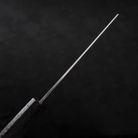 Bunka SLD Damasco Níquel Ondulado Mango Negro Ishime 170 mm