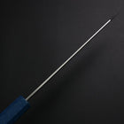 Bunka SLD Wave Nickel Damascus Blue Urushi Handle 170mm (6.7”)-[Musashi]-[Japanese-Kitchen-Knives]