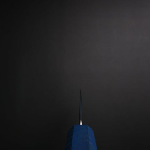 Bunka SLD Damasco Níquel Ondulado Mango Urushi Azul 170mm