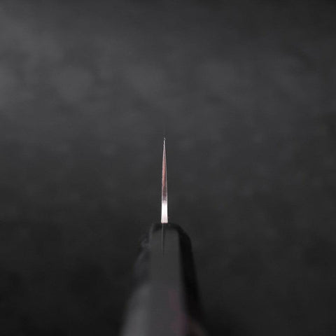 Bunka SLD Wave Nickel Damascus Buffalo Ebony Handle 170mm-[Musashi]-[Japanese-Kitchen-Knives]