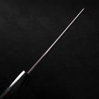 Bunka SLD Wave Nickel Damascus Buffalo Ebony Handle 170mm-[Musashi]-[Japanese-Kitchen-Knives]