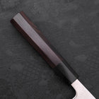 Bunka SLD Wave Nickel Damascus Buffalo Ebony Handle 170mm-[Musashi]-[Japanese-Kitchen-Knives]