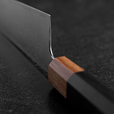 Bunka SG-Strix Damascus Shitan Handle 165mm-[Musashi]-[Japanese-Kitchen-Knives]