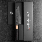 Bunka SG-Strix Damascus Shitan Handle 165mm-[Musashi]-[Japanese-Kitchen-Knives]