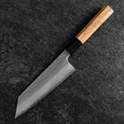 Bunka SPG Strix Tsuchime Damascus Buffalo Walnut Handle 165mm-[Musashi]-[Japanese-Kitchen-Knives]