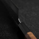 Bunka SPG Strix Tsuchime Damascus Buffalo Walnut Handle 165mm-[Musashi]-[Japanese-Kitchen-Knives]