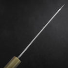 Bunka Silver Steel #3 Damascus Buffalo Turquoise Handle 180mm-[Musashi]-[Japanese-Kitchen-Knives]