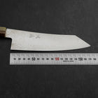 Bunka Silver Steel #3 Damascus Buffalo Turquoise Handle 180mm-[Musashi]-[Japanese-Kitchen-Knives]