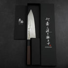 Bunka Silver Steel #3 Damascus Buffalo Wenge Handle 170mm (6.7”)-[Musashi]-[Japanese-Kitchen-Knives]