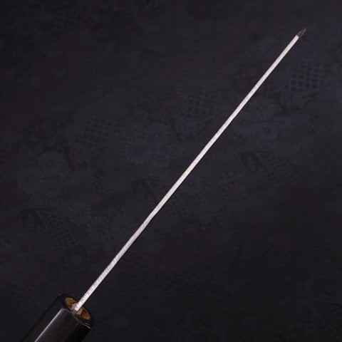Bunka Silver Steel #3 Nashiji Mango de Magnolia con cuerno de Búfalo 170mm