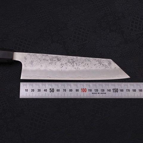 Bunka Silver Steel #3 Nashiji Mango de Magnolia con cuerno de Búfalo 170mm
