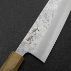 Bunka Silver Steel #3 Nashiji Olive Handle 175mm-[Musashi]-[Japanese-Kitchen-Knives]
