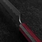 Bunka Silver Steel #3 Nashiji Purple Urushi Handle 170mm (6.7”)-[Musashi]-[Japanese-Kitchen-Knives]