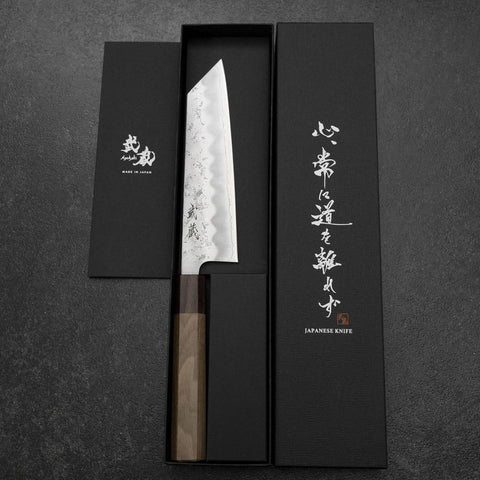 Bunka Silver Steel #3 Nashiji Shitan&Walnut Handle 170mm (6.7”)