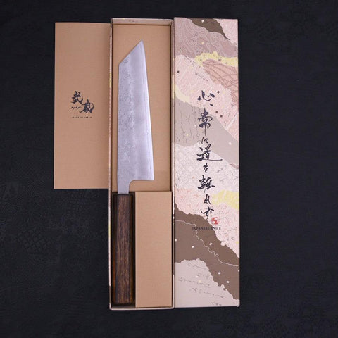 Bunka Silver Steel #3 Nashiji Sumi Urushi Handle 170mm (6.7”)