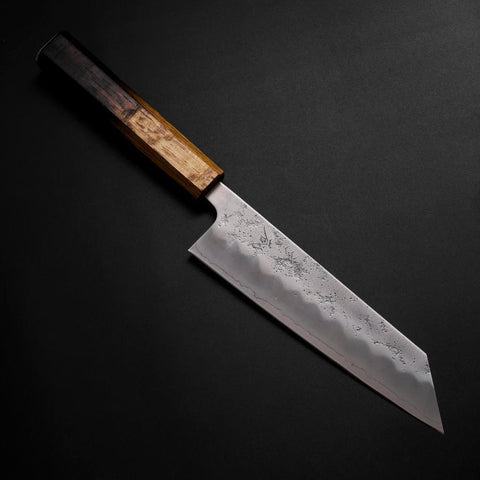 Bunka Silver Steel #3 Nashiji Yaki Urushi Handle 170mm (6.7”)-[Musashi]-[Japanese-Kitchen-Knives]