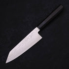 Bunka Silver Steel #3 Nickel Damascus Buffalo Ebony Handle 170mm-[Musashi]-[Japanese-Kitchen-Knives]