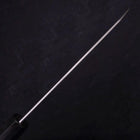 Bunka Silver Steel #3 Nickel Damascus Buffalo Ebony Handle 170mm-[Musashi]-[Japanese-Kitchen-Knives]