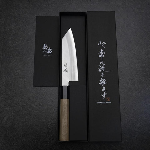 Bunka Silver Steel #3 Pulido Mango de Búfalo Nogal 155mm