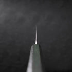 Bunka Silver Steel #3 Polished Green Urushi Handle 170mm-[Musashi]-[Japanese-Kitchen-Knives]