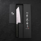 Bunka Silver Steel #3 Polished Green Urushi Handle 170mm-[Musashi]-[Japanese-Kitchen-Knives]