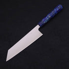 Bunka Silver Steel #3 Polished Ocean Blue Handle 170mm (6.7”)-[Musashi]-[Japanese-Kitchen-Knives]