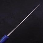 Bunka Silver Steel #3 Polished Ocean Blue Handle 170mm (6.7”)-[Musashi]-[Japanese-Kitchen-Knives]