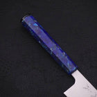 Bunka Silver Steel #3 Polished Ocean Blue Handle 170mm (6.7”)-[Musashi]-[Japanese-Kitchen-Knives]