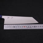 Bunka Silver Steel #3 Polished Ocean Blue Handle 170mm (6.7”)-[Musashi]-[Japanese-Kitchen-Knives]