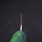 Bunka Silver Steel #3 Polished Ocean Green Handle 170mm (6.7”)-[Musashi]-[Japanese-Kitchen-Knives]