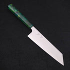 Bunka Silver Steel #3 Polished Ocean Green Handle 170mm (6.7”)-[Musashi]-[Japanese-Kitchen-Knives]