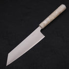 Bunka Silver Steel #3 Polished Ocean White Handle 170mm (6.7”)-[Musashi]-[Japanese-Kitchen-Knives]