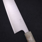 Bunka Silver Steel #3 Polished Ocean White Handle 170mm (6.7”)-[Musashi]-[Japanese-Kitchen-Knives]