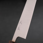 Bunka Silver Steel #3 Polished Sumi Urushi Handle 170mm (6.7”)-[Musashi]-[Japanese-Kitchen-Knives]
