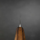 Bunka Silver Steel #3 Polished Sumi Urushi Handle 170mm (6.7”)-[Musashi]-[Japanese-Kitchen-Knives]