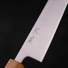 Bunka Silver Steel #3 Polished Yaki Urushi Handle 170mm-[Musashi]-[Japanese-Kitchen-Knives]