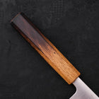 Bunka Silver Steel #3 Polished Yaki Urushi Handle 170mm-[Musashi]-[Japanese-Kitchen-Knives]