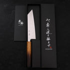 Bunka Silver Steel #3 Polished Yaki Urushi Handle 170mm-[Musashi]-[Japanese-Kitchen-Knives]