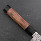 Bunka Silver Steel #3 Tsuchime Damascus Walnut Handle 150mm-[Musashi]-[Japanese-Kitchen-Knives]